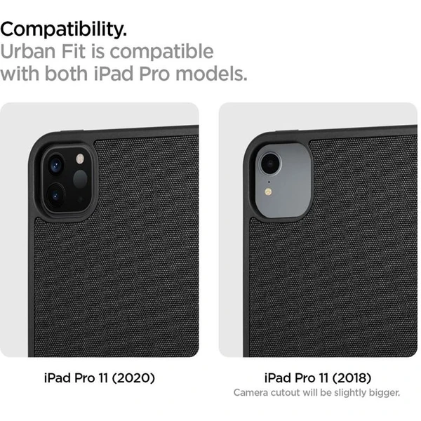 Spigen Urban Fit Apple iPad Pro 11" (22/21/20/18) čierne - Puzdra - Obrázok L1E5000O01