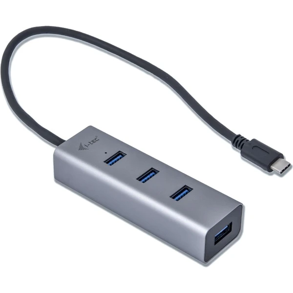 i-tec USB-C Metal HUB 4x USB 3.0 - USB huby - Obrázok L1HA000501