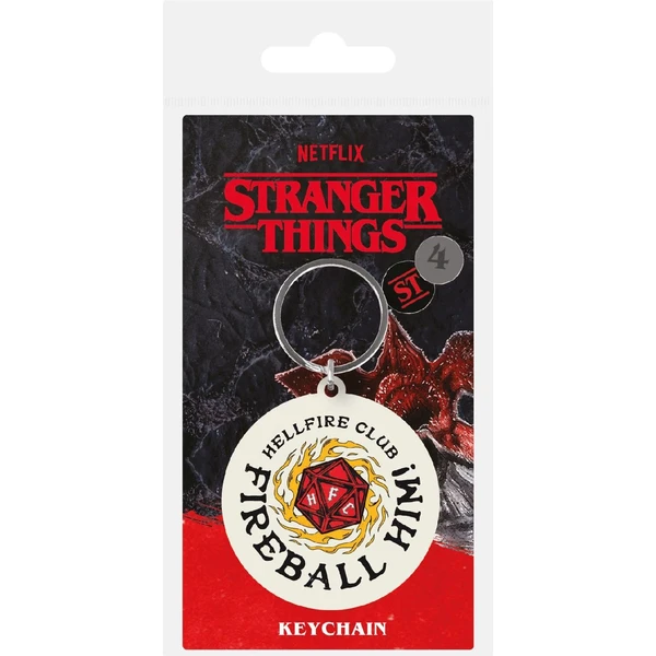 Kľúčenka gumová Stranger Things Fireball Him - Kľúčenky - Hlavný obrázok