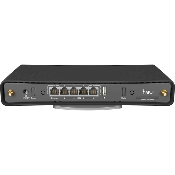 Mikrotik RBD53iG-5HacD2HnD hAP ac3 Wi-Fi 5 smerovač čierny - Wi-Fi routery - Obrázok L1OC000N01