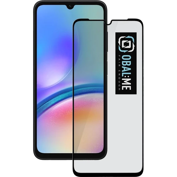 Obal:Me 5D Tvrdené sklo Samsung Galaxy A05s čierne - Ochranné fólie a sklo - Hlavný obrázok