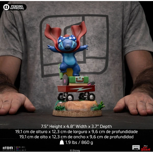 Soška Iron Studios Art Scale 1/10 Disney Classics - Stitch Laundry 17,3 cm - Sochy a sošky - Obrázok L1YK000K01