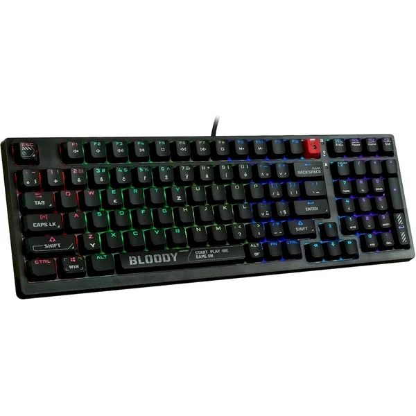 A4tech Bloody S98 RGB herná mechanická klávesnica (CZ/SK) čierna - Klávesnice - Obrázok L2C9000K01