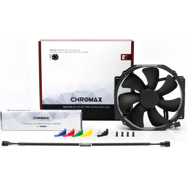 Noctua NF-A15 HS-PWM chromax.black.swap - Ventilátory pre PC - Obrázok L2D3000O01