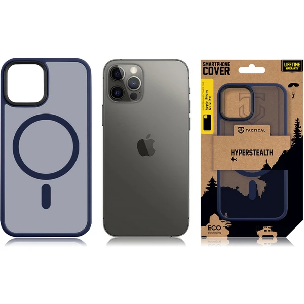 Tactical MagForce Hyperstealth kryt iPhone 12/12 Pro Deep Blue - Puzdra - Obrázok L2G1000701