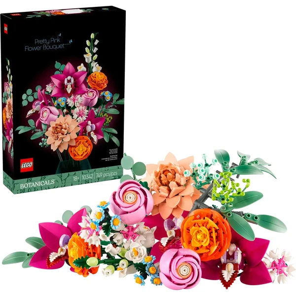 LEGO Botanicals 10342 Krásna kytica ružových kvetov - LEGO - Hlavný obrázok