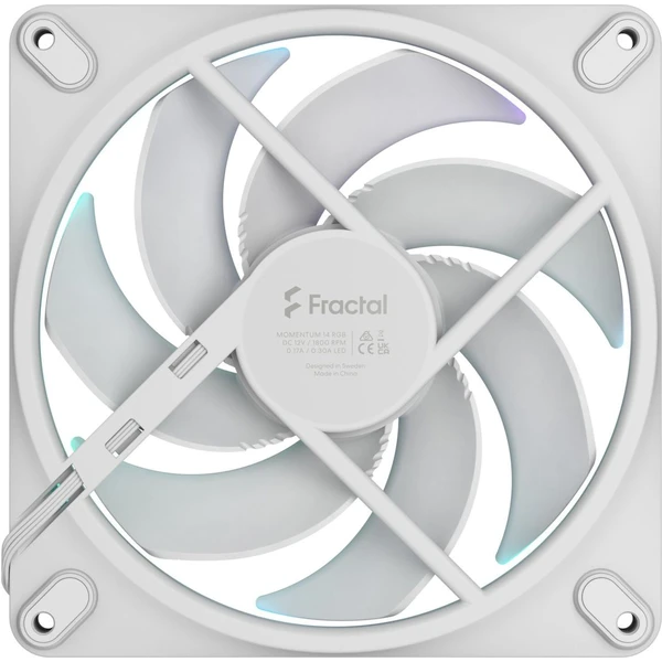 Fractal Design Momentum 14 RGB biely - Ventilátory pre PC - Obrázok L2JF000O01