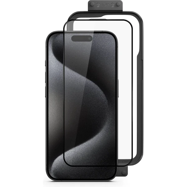 UNUM SapphireShield 3D iPhone 16 Plus s inštalačným rámčekom - Ochranné fólie a sklo - Hlavný obrázok