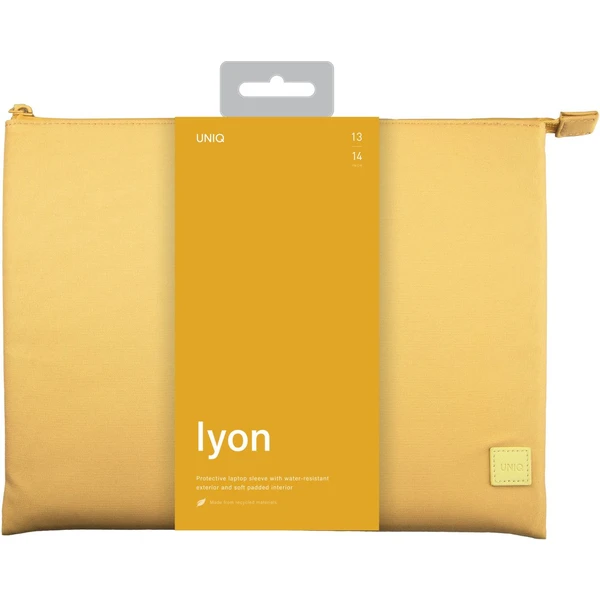 UNIQ LYON Sleeve puzdro pre 14” notebook žlté - Puzdra - Obrázok L2M6000601