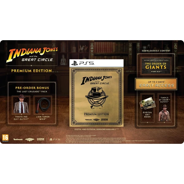Indiana Jones a The Great Circle Premium Edition (PS5) - Hry na PS5 - Obrázok L2SD000O01