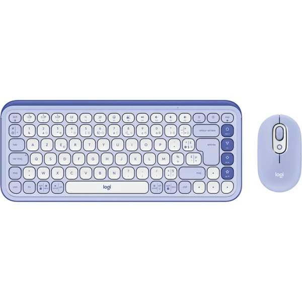 Logitech POP Combo (US) klávesnica a myš ľaliová - Klávesnicové sety - Hlavný obrázok