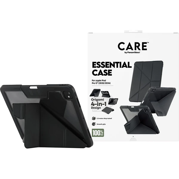 PanzerGlass® CARE 4v1 Essential puzdro Apple iPad Pro 13" (2025/2024) čierne - Puzdra - Obrázok L2XL000K01