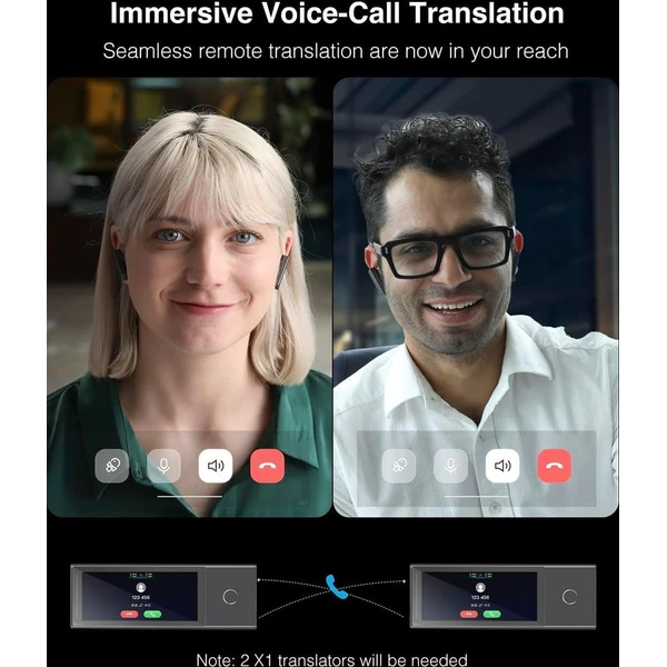 Timekettle X1 AI Chytrý prekladač čierny - Záznamové zariadenia - Obrázok L2YI000K01
