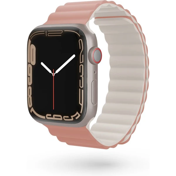 Epico Watch Strap Magnetic pre Apple Watch 42/44/45/49 mm ružová/sivá - Remienky - Hlavný obrázok