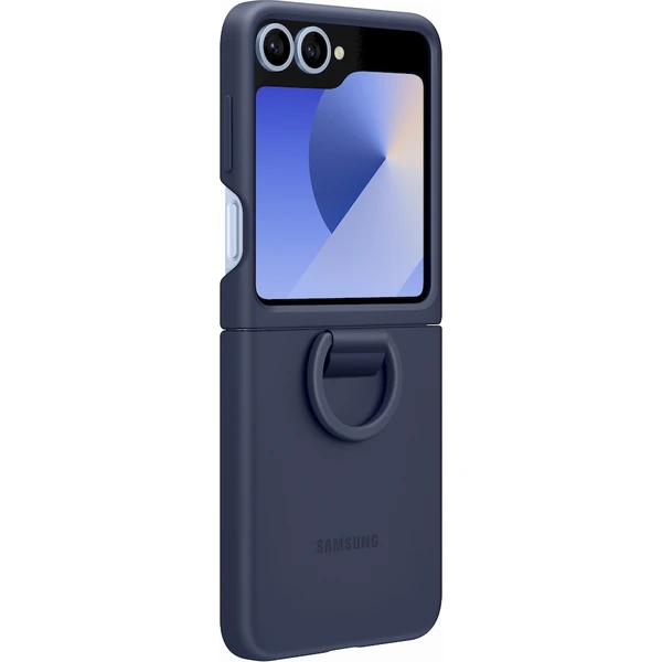 Samsung Silicone Case kryt Galaxy Z Flip6 námorne modrý - Puzdra - Hlavný obrázok