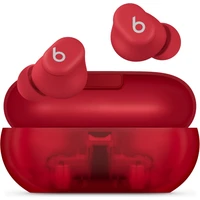 Apple Beats Solo Buds priehľadná červená - Slúchadlá