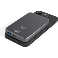 iWant Mag+ MagSafe hliníková powerbanka 10000 mAh vesmírne šedá - Powerbanky