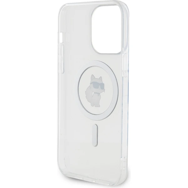 Karl Lagerfeld IML Chúpette MagSafe Kryt iPhone 15 Pre Max číry - Puzdra - Obrázok L3X4000701