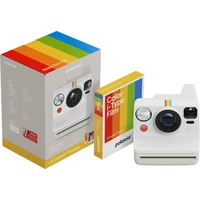 Polaroid Now Gen 3 Pebble White bundle with Color Film (8 photos) - Fotoaparáty