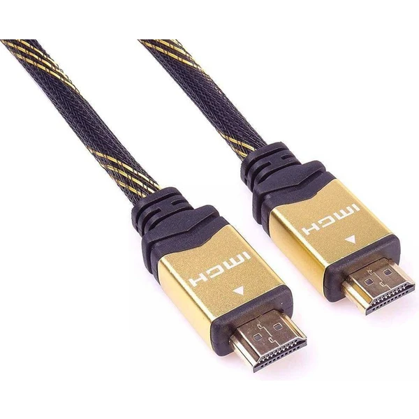 PremiumCord GOLD HDMI 1.4/HDMI 1.4 kábel s ethernetom 4K 1,5m čierny - Káble a redukcie - Hlavný obrázok