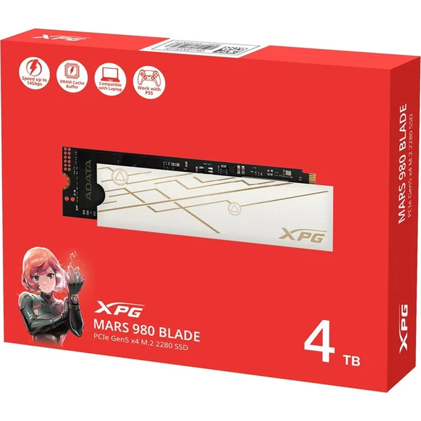 ADATA XPG Mars 980 Blade M.2 SSD - 4TB - SSD - Obrázok L4KM000K01