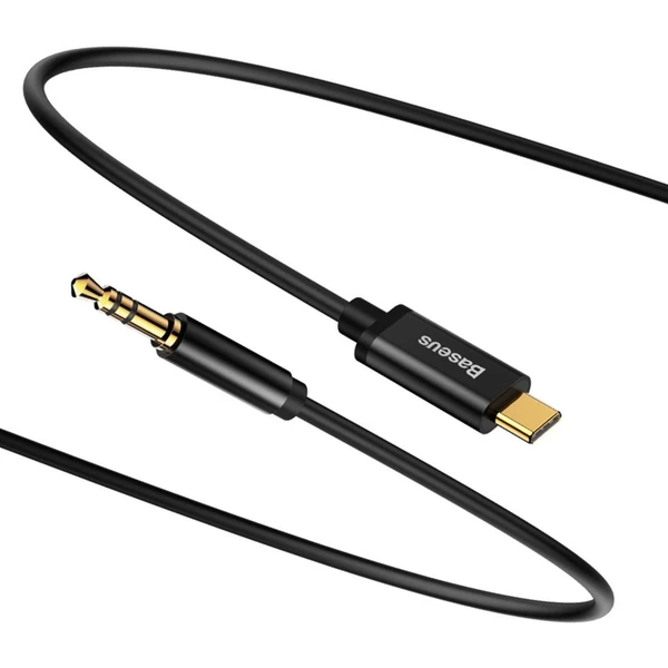 Baseus USB-C/3,5mm kábel 1,2m čierny - Káble a redukcie - Obrázok L4RR000501