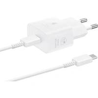 Samsung USB-C 25W GaN nabíjačka s USB-C káblom biela (Bulk) - Nabíjačky