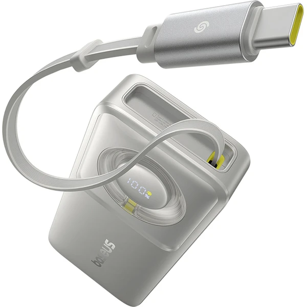 Powerbanka Baseus OS Free2Pull 10000mAh 30W sivá - Powerbanky - Hlavný obrázok
