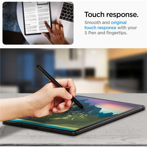 Spigen Glass tR EZ Fit 1 Pack tvrdené sklo Samsung Galaxy Tab S9+/Tab S10+ - Ochranné fólie a sklo - Obrázok L5JA000601