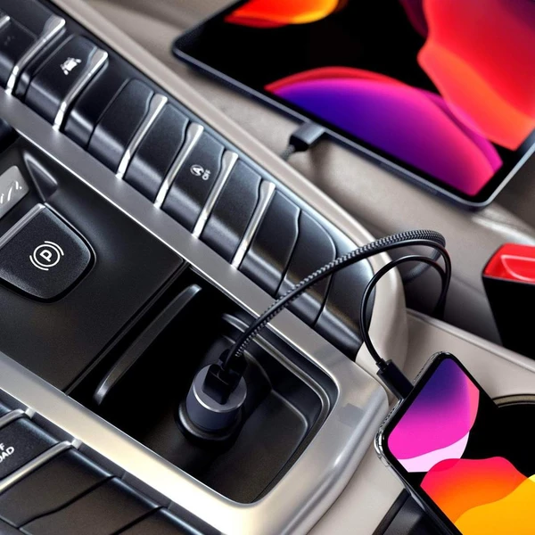 Satechi 72W Type-C PD Car Charger nabíjačka do auta vesmirně šedá - Nabíjačky - Obrázok L5RX000501
