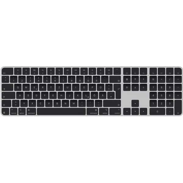 Apple Magic Keyboard s Touch ID a numerickou klávesnicou čierna - nemecká - Klávesnice - Hlavný obrázok