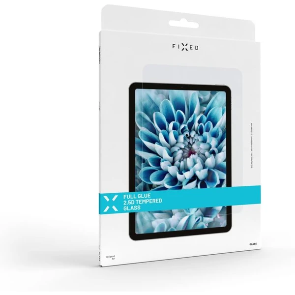 FIXED 2,5D tvrdené sklo Apple iPad Pro 13" (2025) číre - Ochranné fólie a sklo - Obrázok L5W1000J01