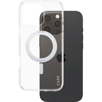 PanzerGlass® CARE kryt Apple iPhone 16 Pro Max MagSafe KickStand číry/sivý - Puzdra