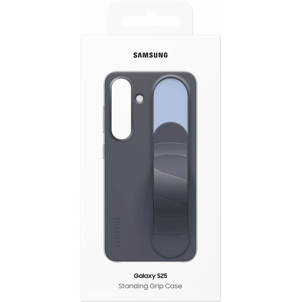 Samsung Standing Grip Case kryt s pútkom Galaxy S25 čierny - Puzdra - Obrázok L6CC000J01