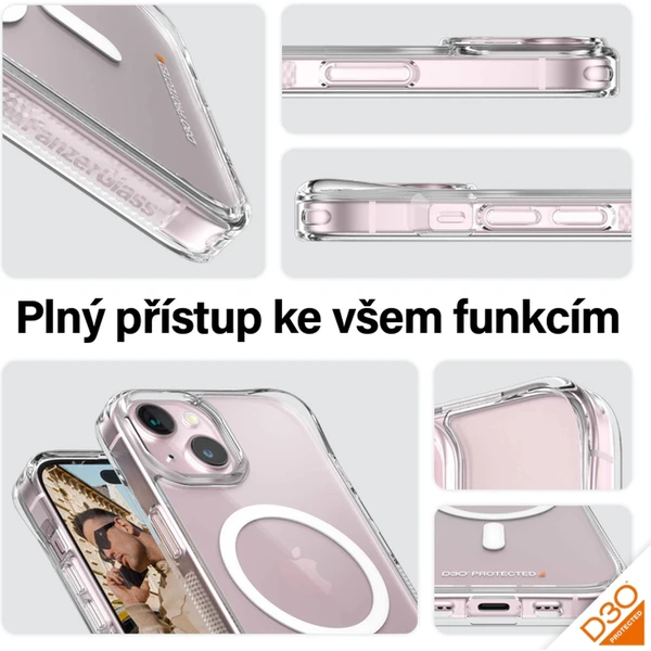 PanzerGlass HardCase MagSafe D30 Apple iPhone 15 - Puzdra - Obrázok L6TS100501
