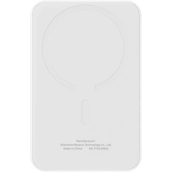 Baseus Power banka Mini s bezdrôtovým nabíjaním 5000 mAh 20W USB-C biela - Powerbanky - Obrázok L6X5000L01