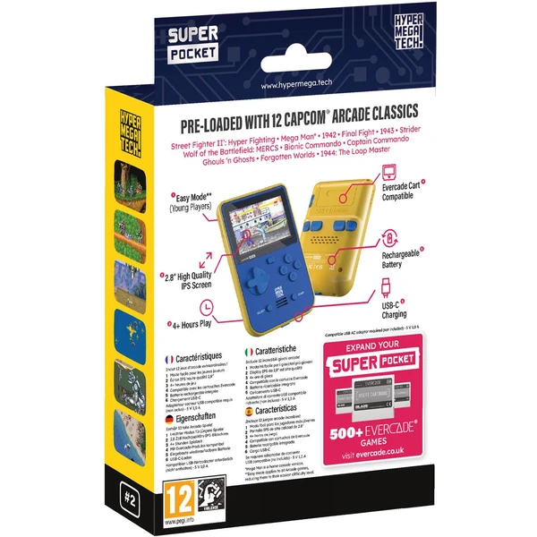 Super Pocket retro herná konzola Capcom Edition - Konzoly - Obrázok L6Z4000701