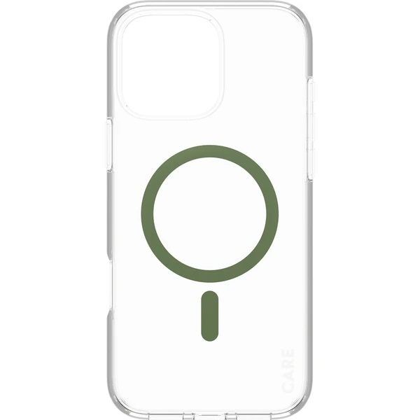 PanzerGlass® CARE kryt Apple iPhone 16 Pro Max MagSafe Urban Combat číry/zelený - Puzdra - Obrázok L708000P01