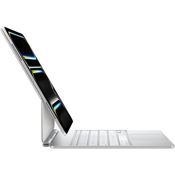 Apple Magic Keyboard (2024) iPad Pro 13" klávesnica CZ biela (Kategória B) - Puzdra s klávesnicou - Obrázok L734000P01