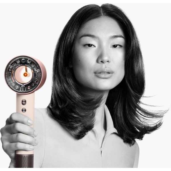Dyson Supersonic Nural HD16 sušič vlasov, 1600 W, difuzér, 4 teploty, 3 rýchlosti, Ceramic pink/Rose - Fény na vlasy - Obrázok L75H000N01