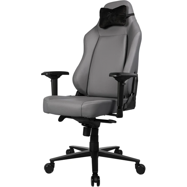 AROZZI PRIMO PREMIUM LEATHER herná stolička šedá - Stoličky - Obrázok L7C6000K01
