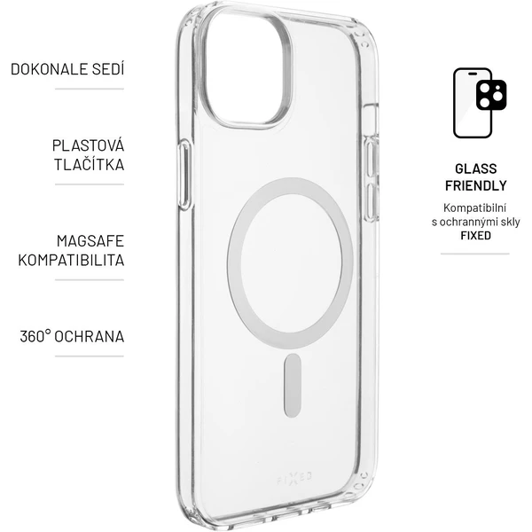FIXED MagPure kryt s Magsafe Apple iPhone 14 Plus číry - Puzdra - Obrázok L7EH100501