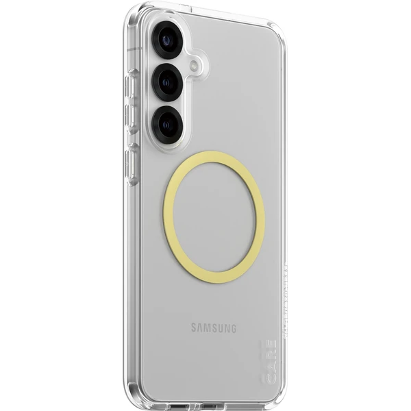 PanzerGlass® CARE kryt Samsung Galaxy S25+ Urban Combat číry/žltozelený QI (Chardonnay) - Puzdra - Hlavný obrázok