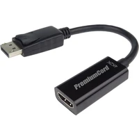 PremiumCord DisplayPort/HDMI redukcia 0,2m čierna - Káble a redukcie