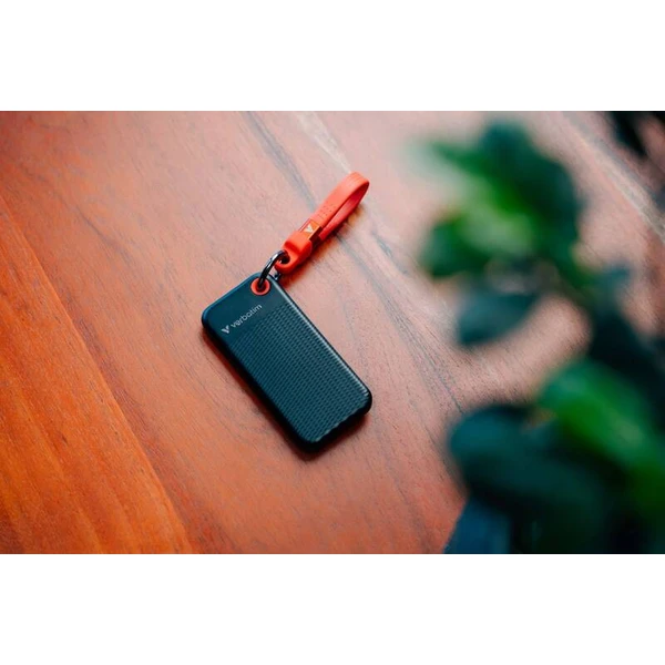 Verbatim Pocket SSD 1TB USB-C čierna/červená - SSD - Obrázok L7JD000P01