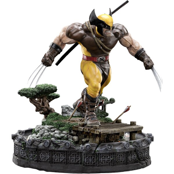 Soška Iron Studios Art Scale 1/10 Deluxe Marvel: X-men Wolverine Unleashed 20,5 cm