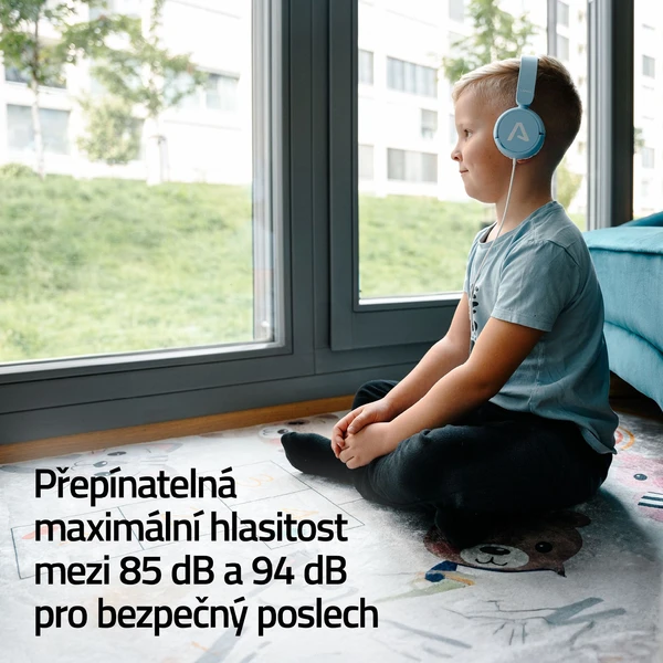 LAMAX SoundKid1 detské slúchadlá modrá - Slúchadlá - Obrázok L7VL000K01