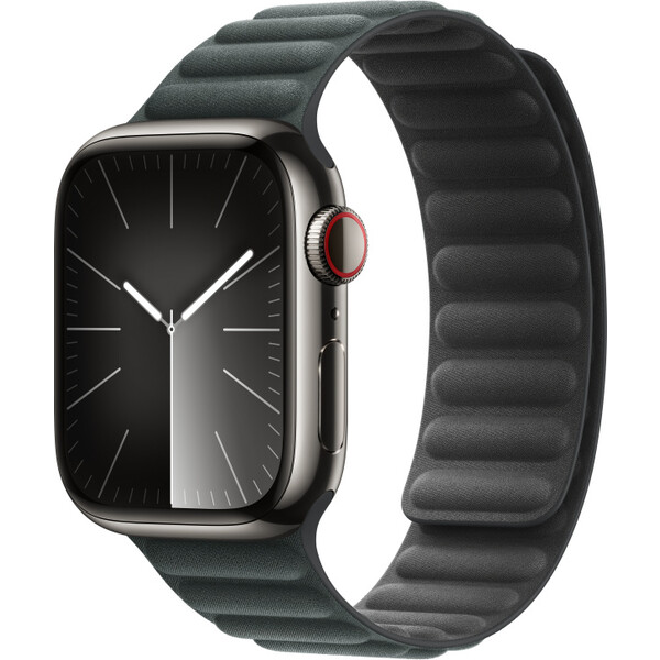 Apple Watch 41/40/38mm listovo zelený magnetický ťah M/L