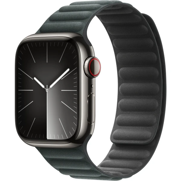 Apple Watch 41/40/38mm listovo zelený magnetický ťah M/L - Remienky - Hlavný obrázok