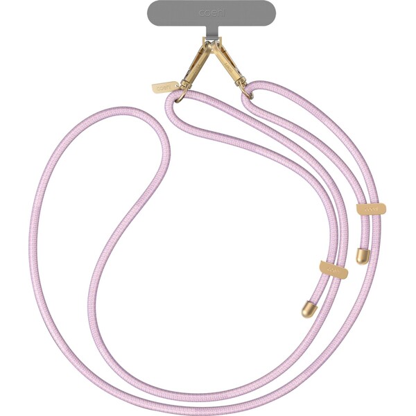 UNIQ Coehl Laurel popruh crossbody ružový